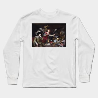 The Knight's Dream by Antonio de Pereda Long Sleeve T-Shirt